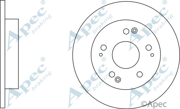 APEC BRAKING stabdžių diskas DSK2791